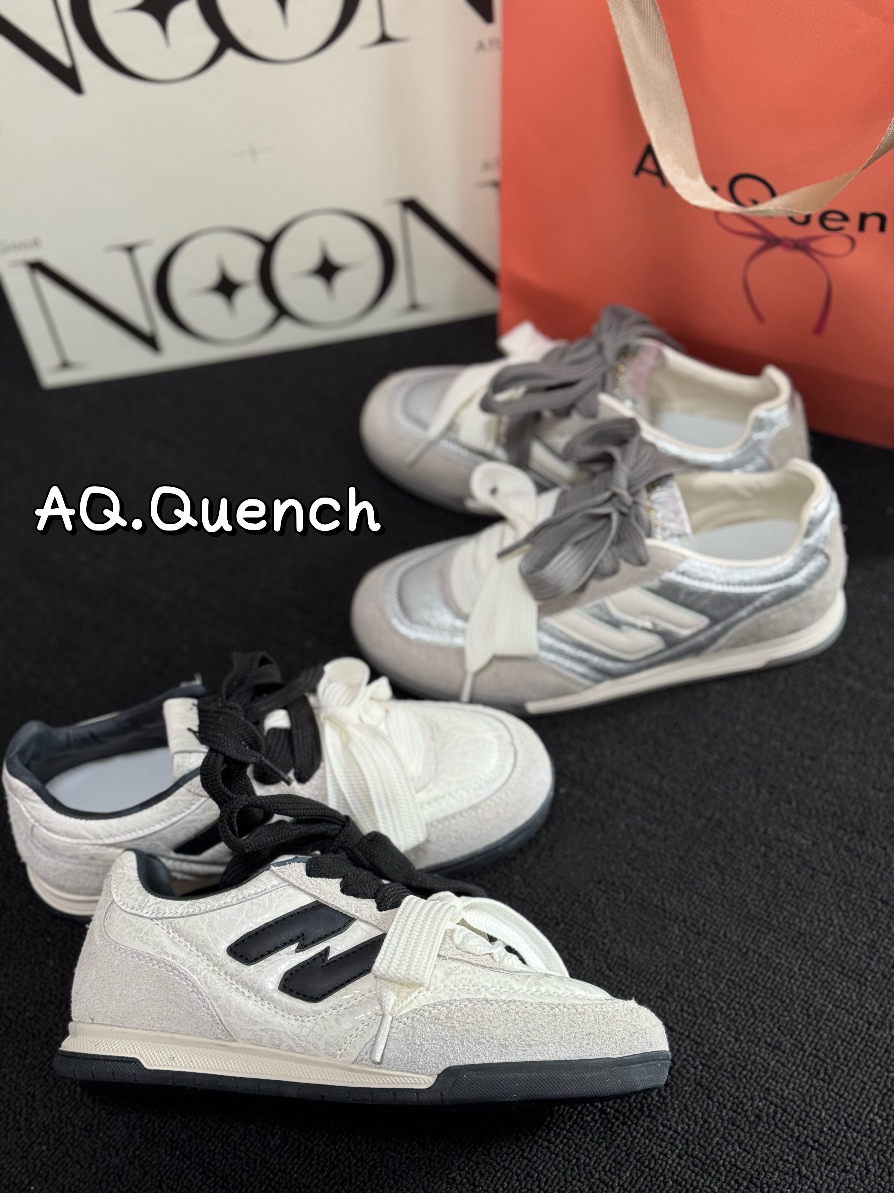 Aq.Quench 25s耶鲁女孩~韩版真皮德迅鞋 | 时尚设计感百搭女鞋
