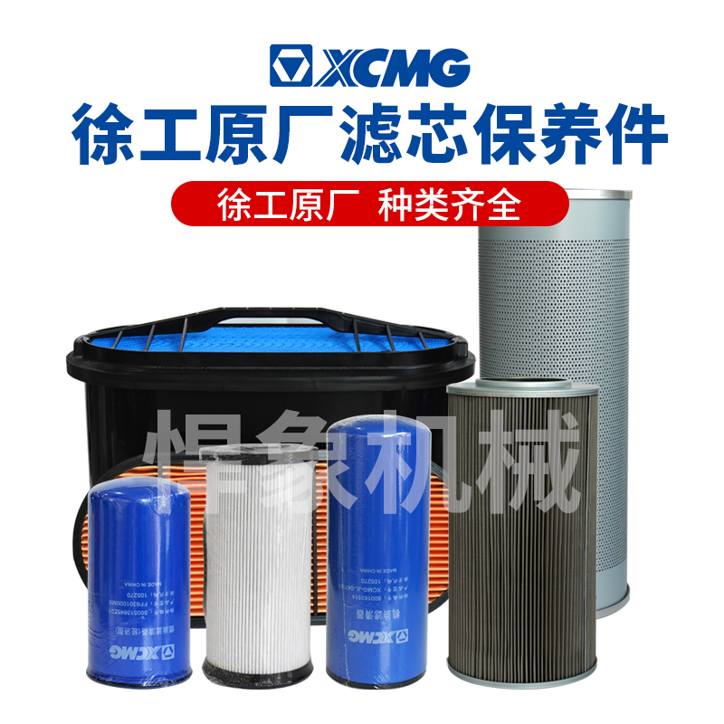 徐工原厂XE600DK MAX(康明斯)国三机柴油水回油滤吸油先导滤芯