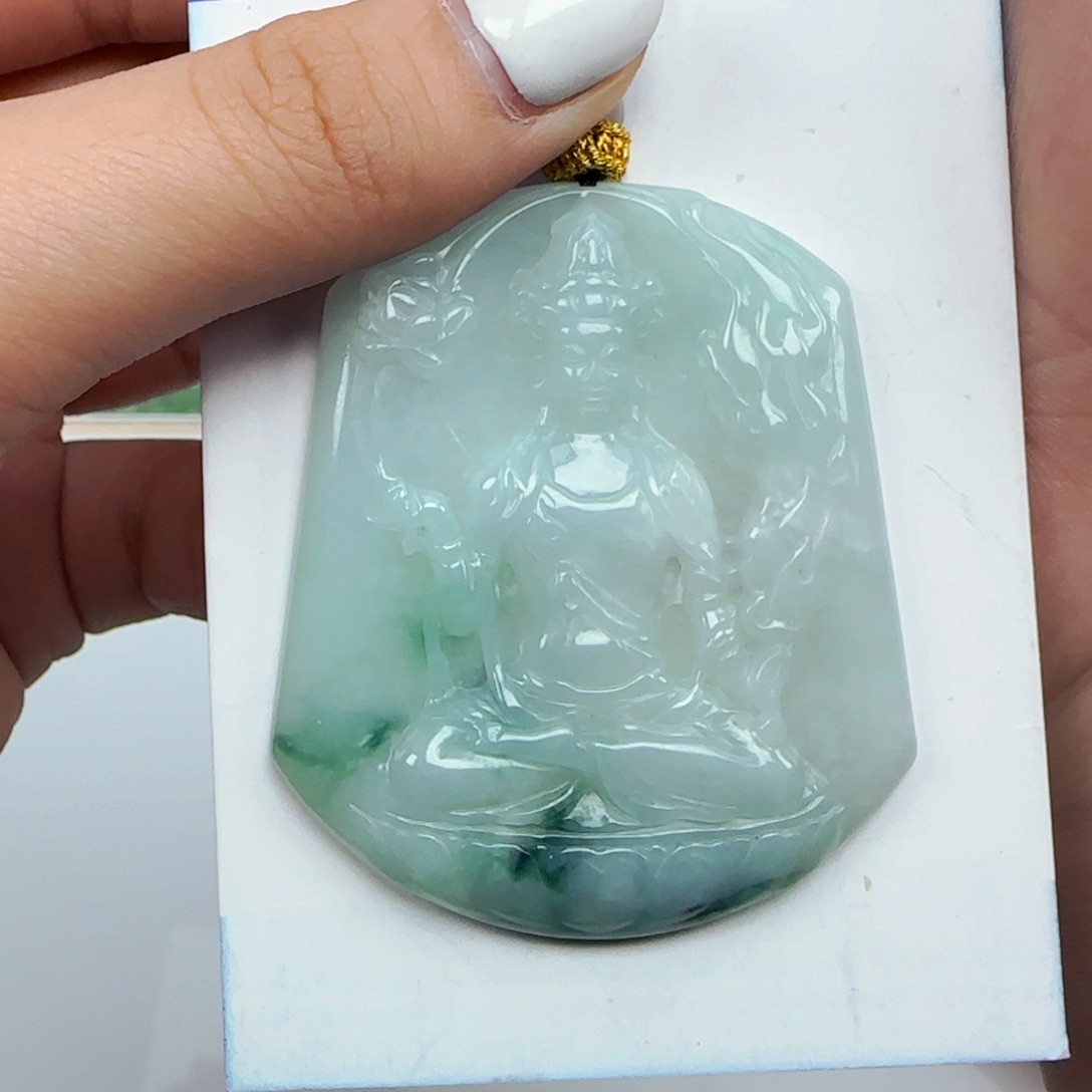 翡翠未镶嵌颈饰缅甸天然a货翡翠