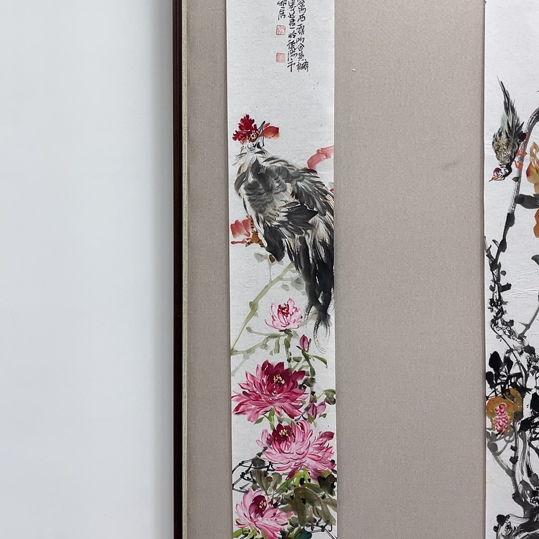 国画艺术家真人手绘