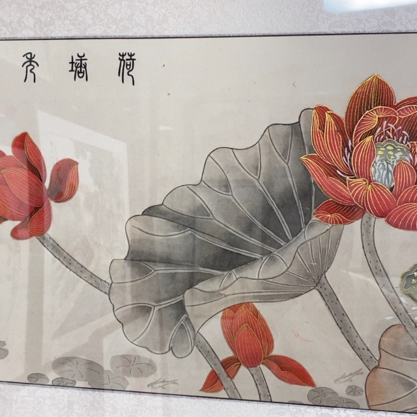 【闪购商品】国画手绘国画工笔带框