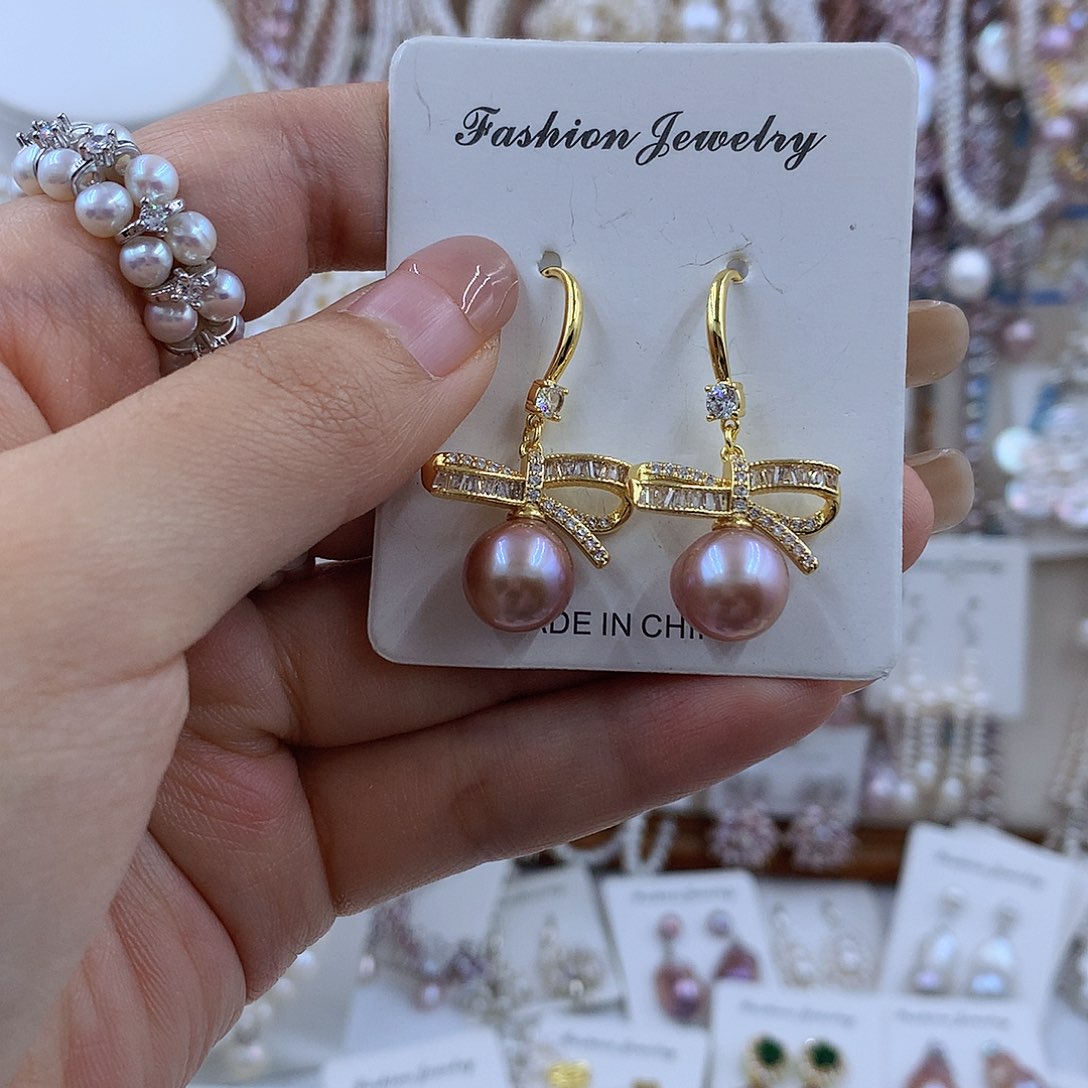 项链18K金镶嵌淡水珍珠