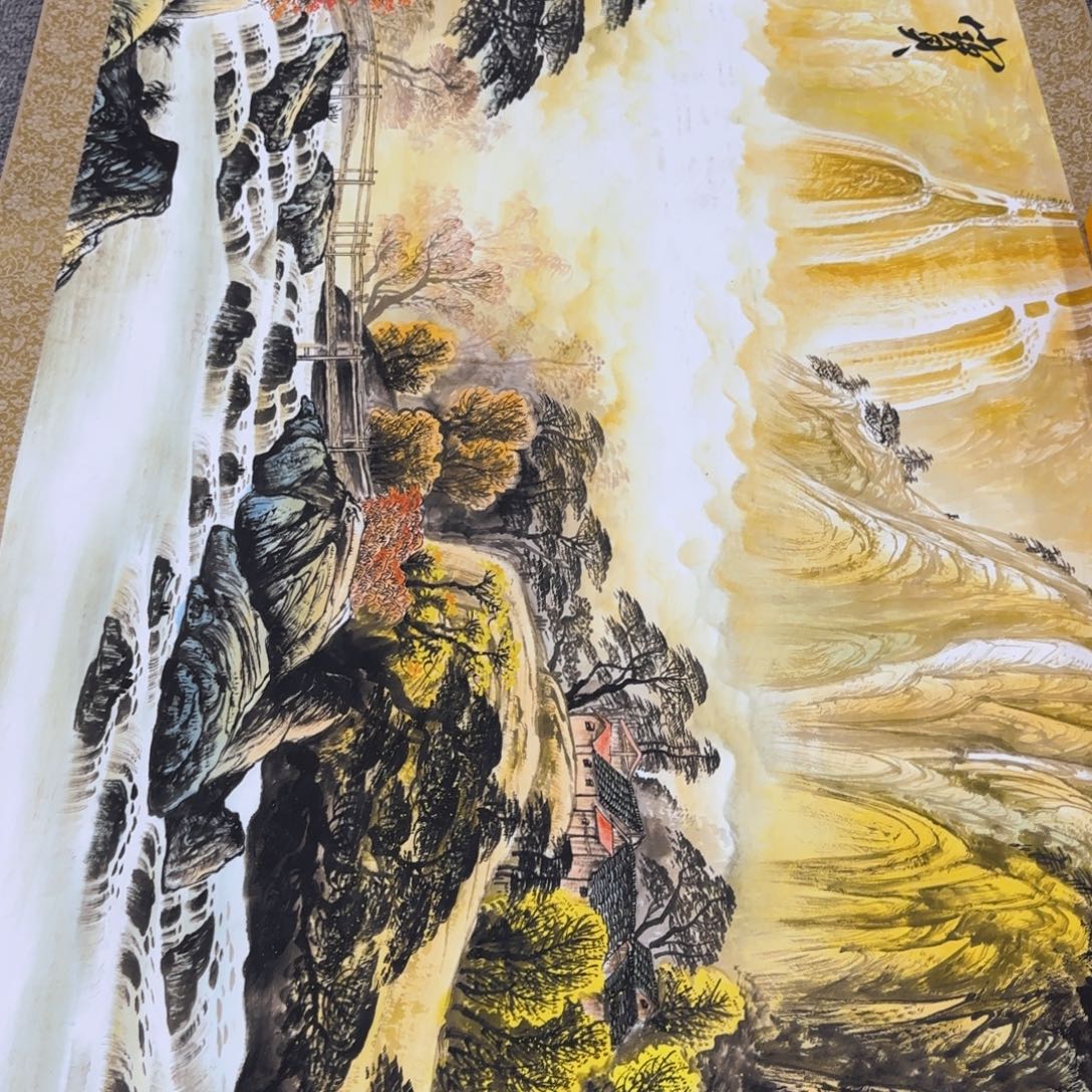 逍***客QC原创横山水作品！带证书！限购一单 