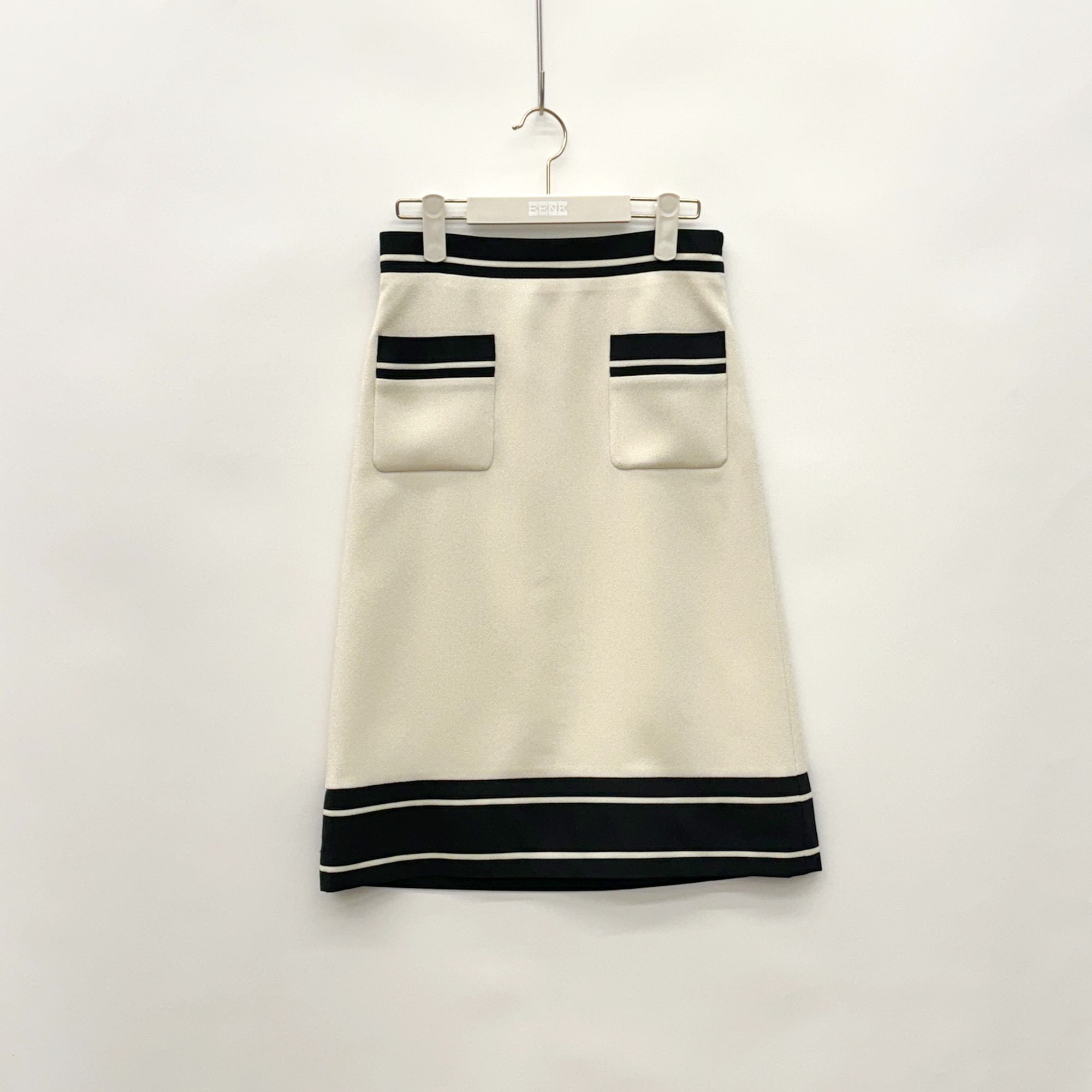 EENK 时尚简约百搭复古半裙25年春款EEA-1P151-SK08-IV——3090