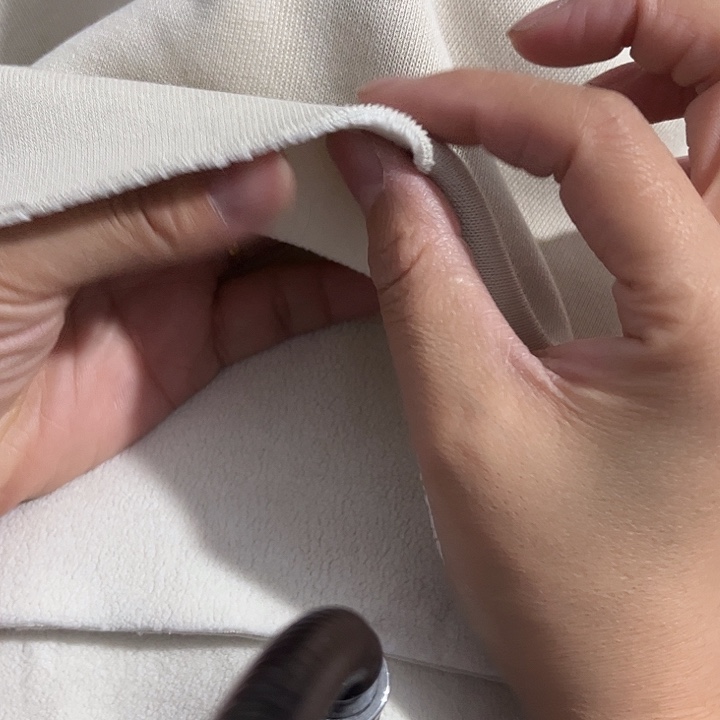 超***6加厚米杏色奥粒绒1米长带螺纹