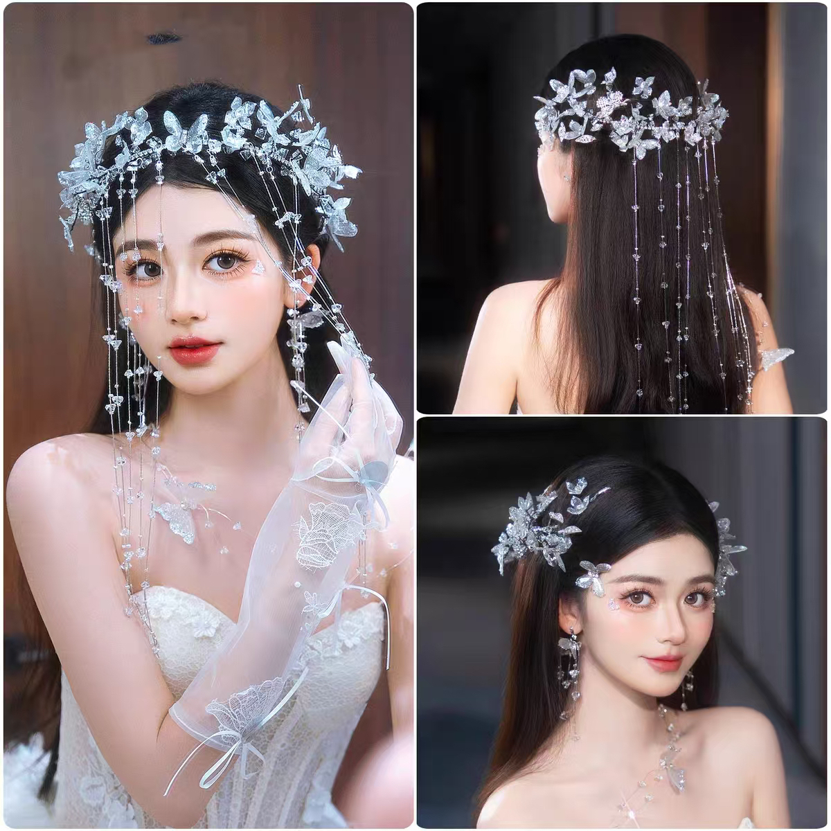 新品造型设计礼服新娘头饰1567