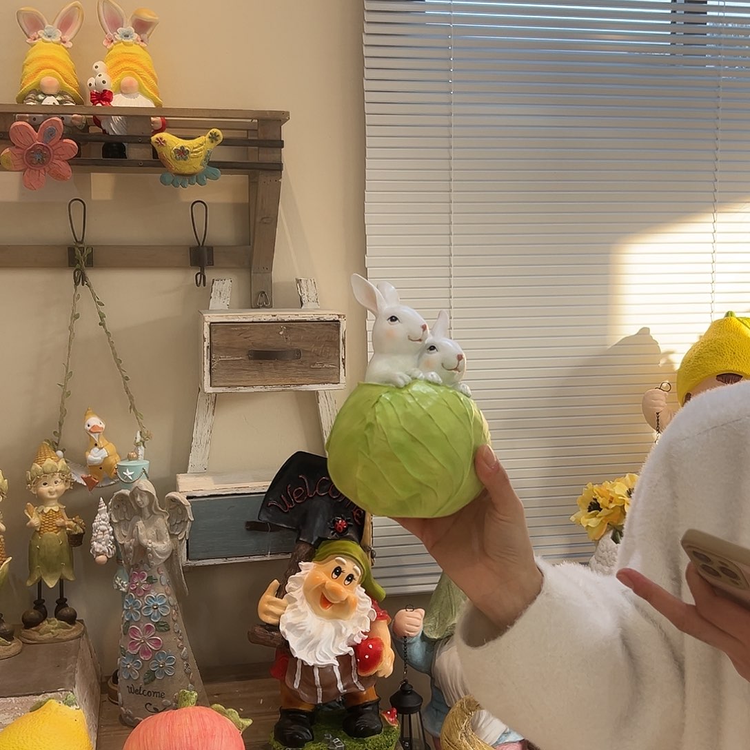 花园摆件红红火火