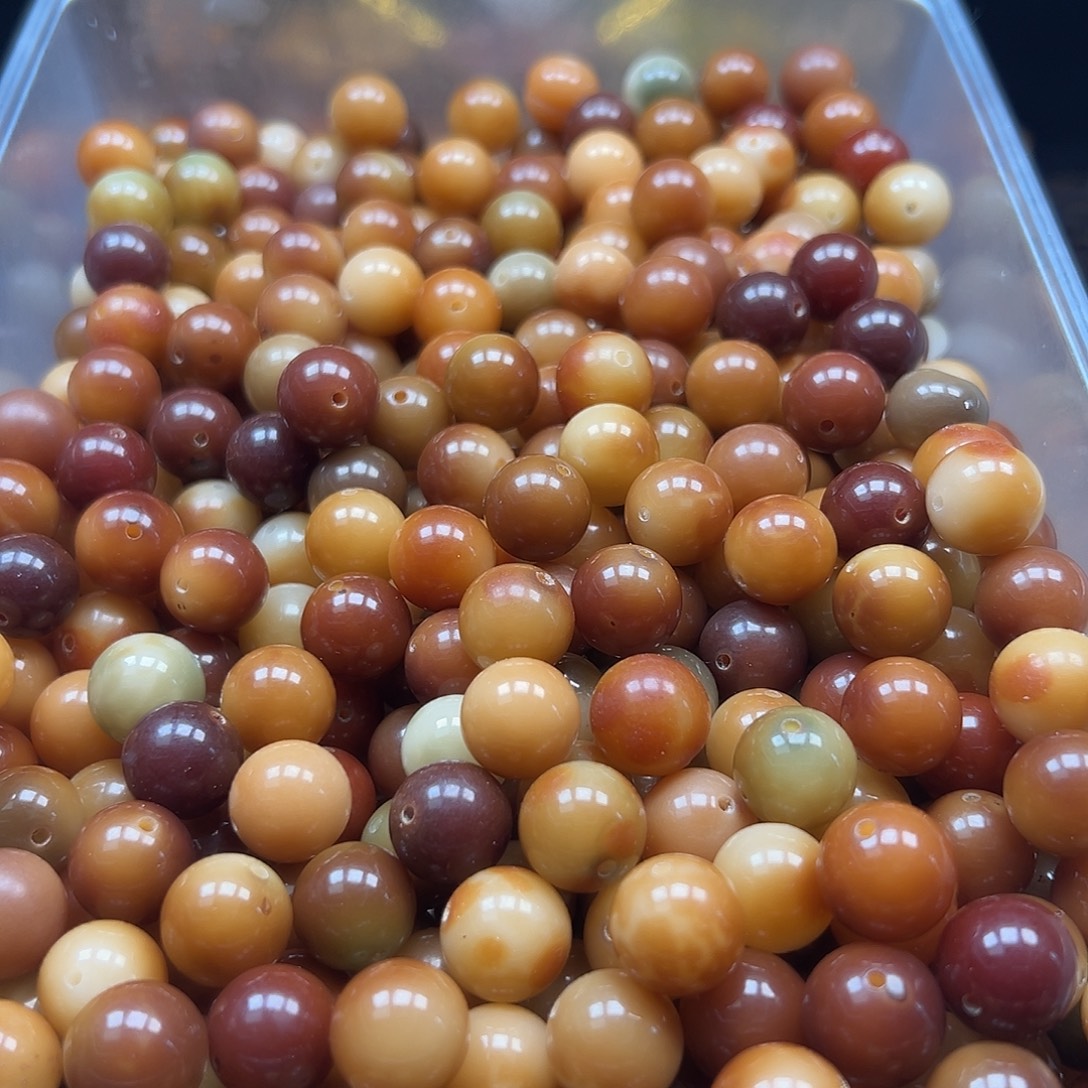 天***子手串菩提根/象牙果微瑕卡14非料虎破圆500颗