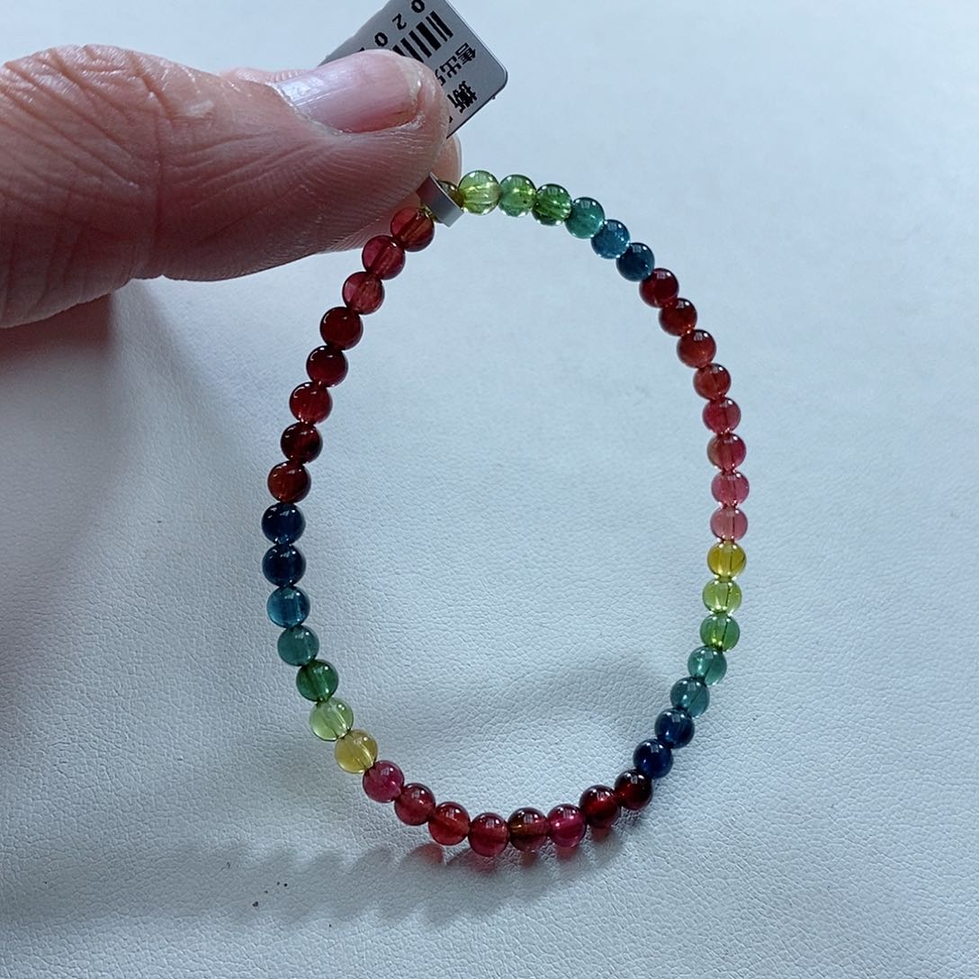 碧玺手链未镶嵌手链