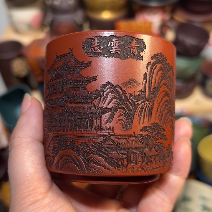 茶杯紫砂宜兴紫砂主人杯