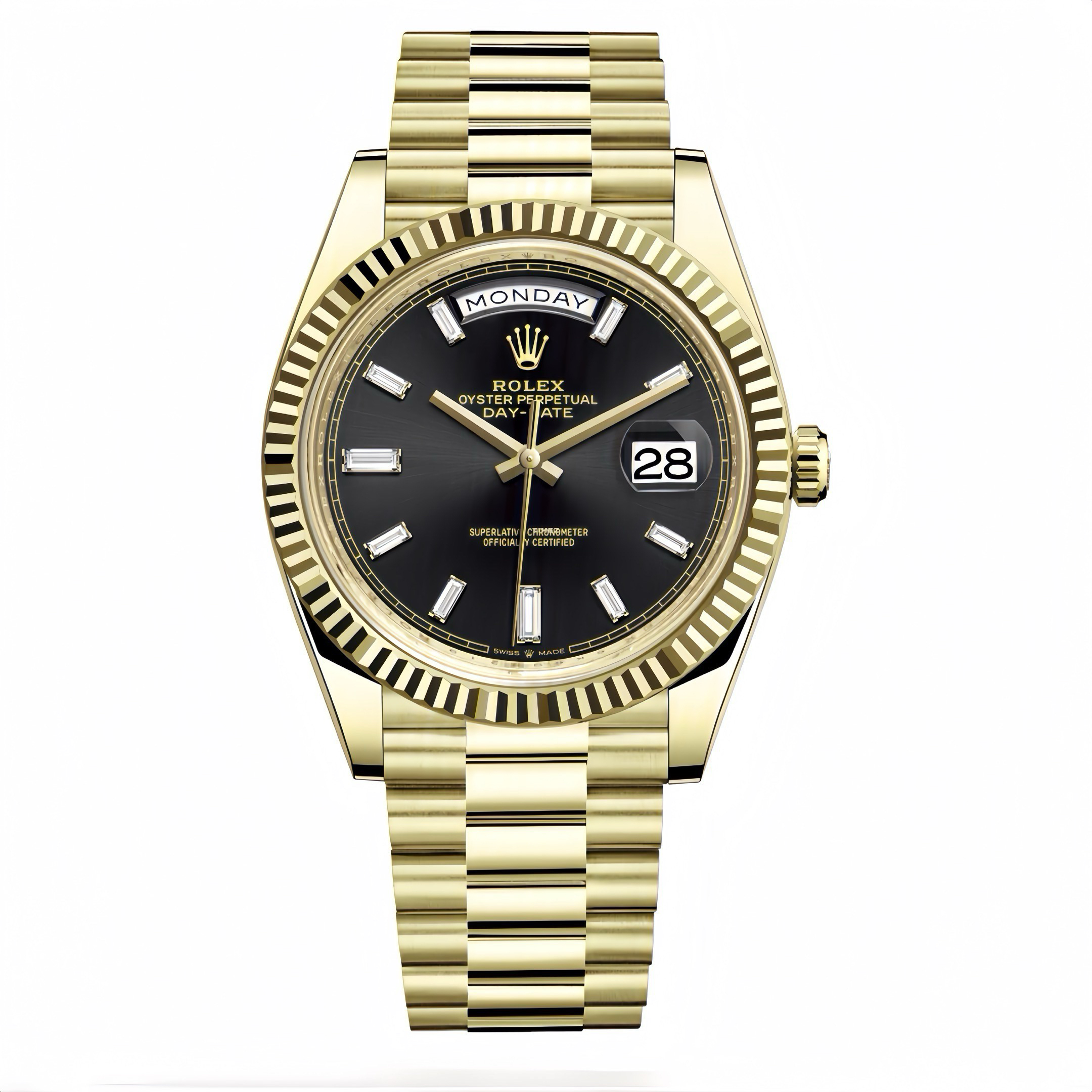95新 Rolex/劳力士 睿时名表2023年1月228238黑冰糖 表径40mm男款