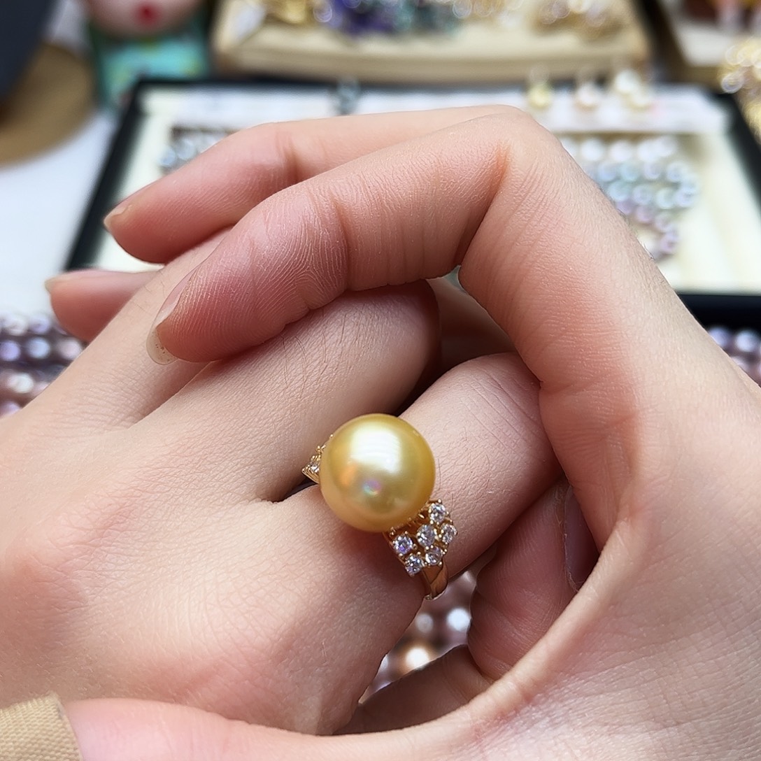 海水珍珠戒指未镶嵌