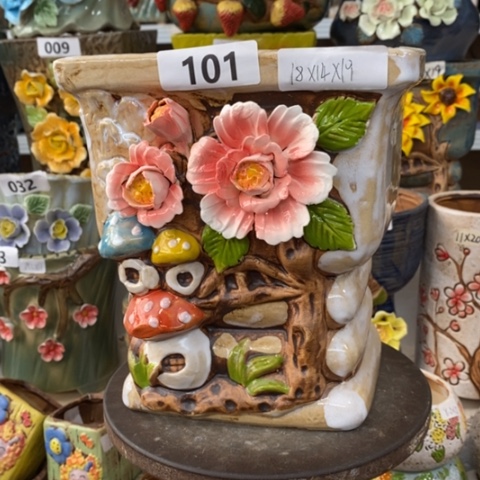 【闪购商品】红陶粗陶材质多肉花盆