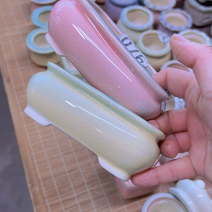 红陶陶瓷花盆当场满12包邮