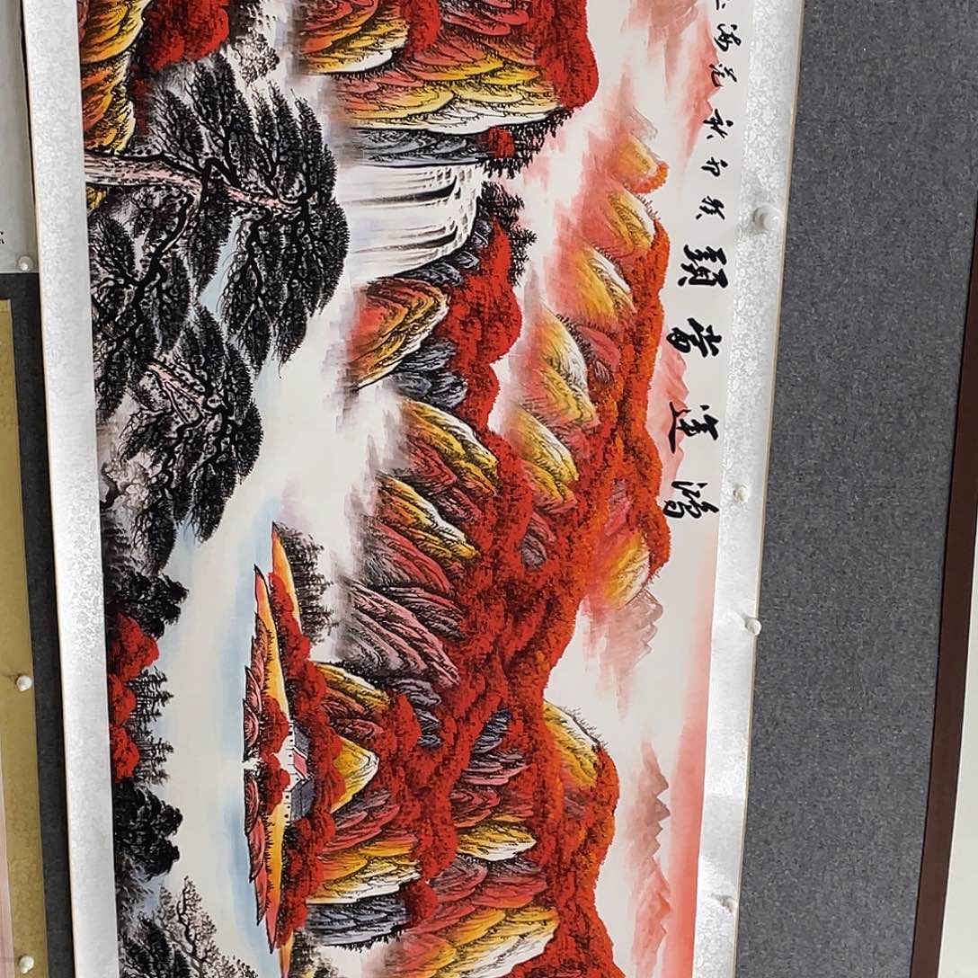 国画老师手笔手绘作品y