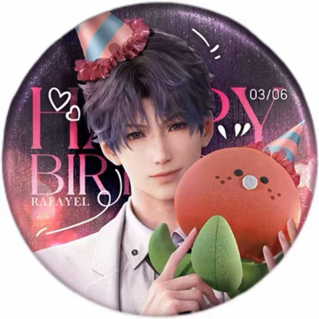 恋与深空祁煜沈星回黎深动漫周边吧唧徽章精美谷子