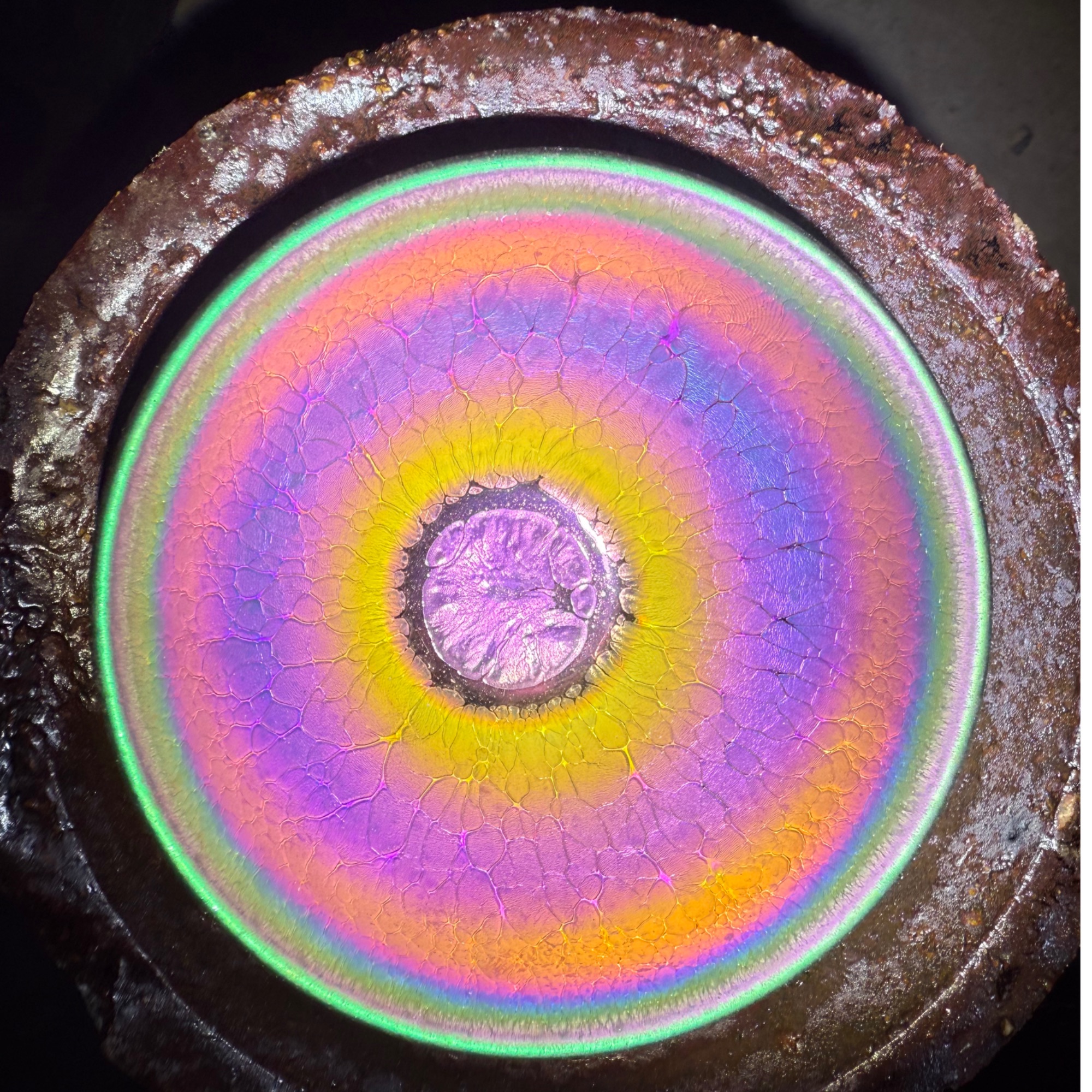 纯手工茶杯 七彩龙鳞 主人杯