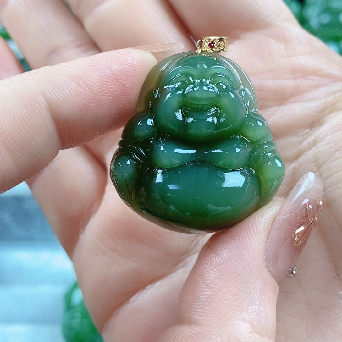 和田玉未镶嵌项链罗*