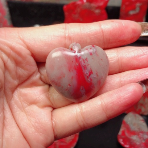 昌化鸡血石W昌化鸡血石挂件