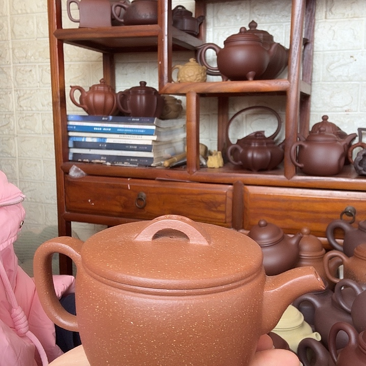 甄***财茶壶紫砂汉瓦500cc精工半手工