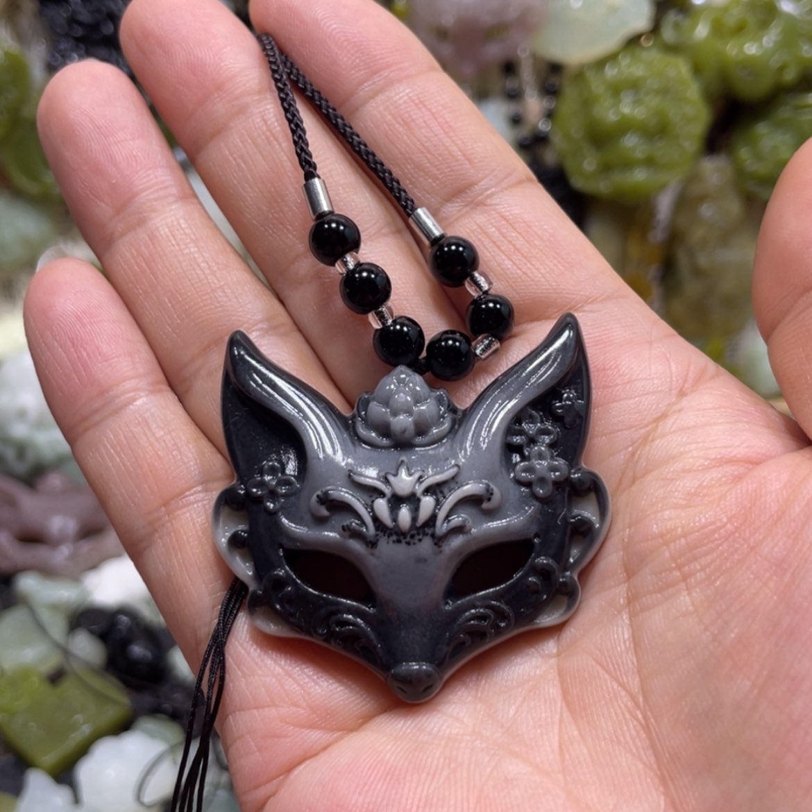 【闪购商品】岫玉颈饰未镶嵌34吊坠