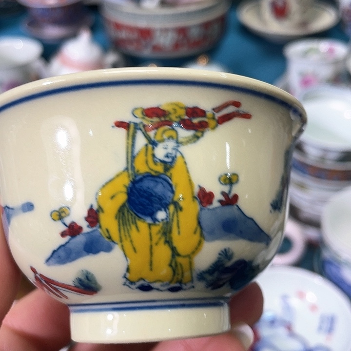 景德镇陶瓷主人杯1233