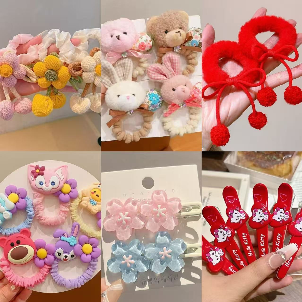 女边夹日韩鸭嘴夹发夹国风发饰发饰网红头饰儿童甜美