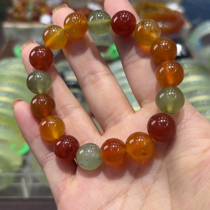 岫玉未镶嵌手镯天然