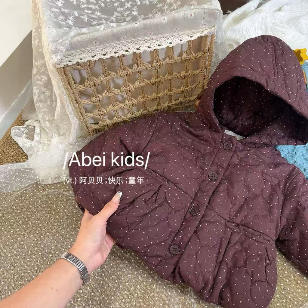 【H6】苏苏毛毛绒点点外套童装