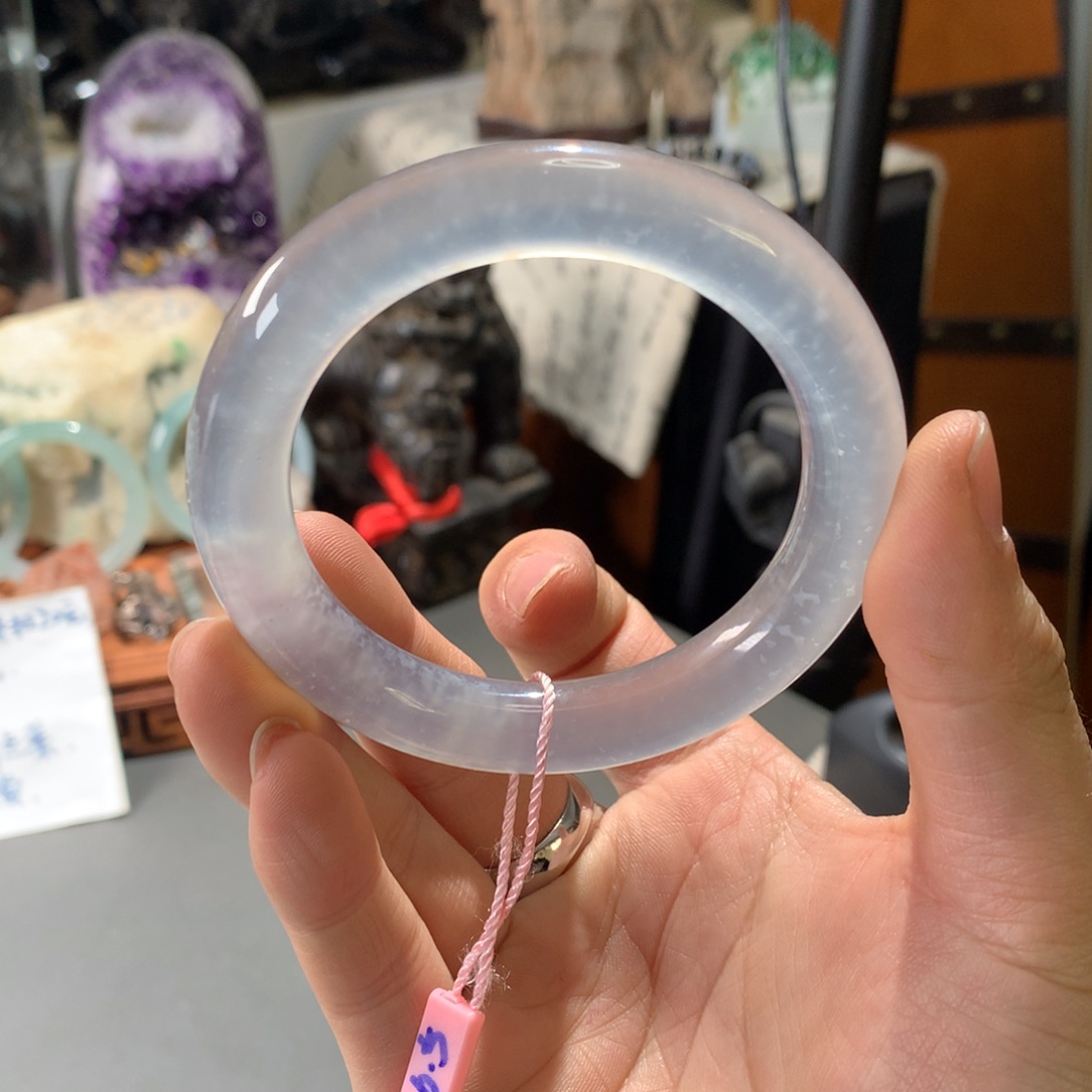 玛瑙/玉髓手镯未镶嵌56圆条