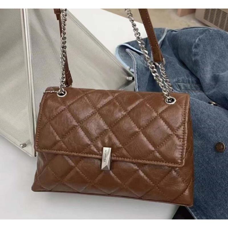 2024新款时尚简约风通勤百搭包LTBB-FH-6029栗子深棕