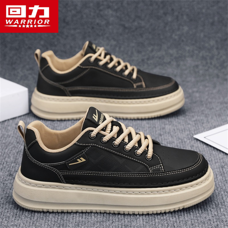 回力男鞋冬季2025年新款感痞帅男士开车休闲商务皮鞋厚底增高潮鞋