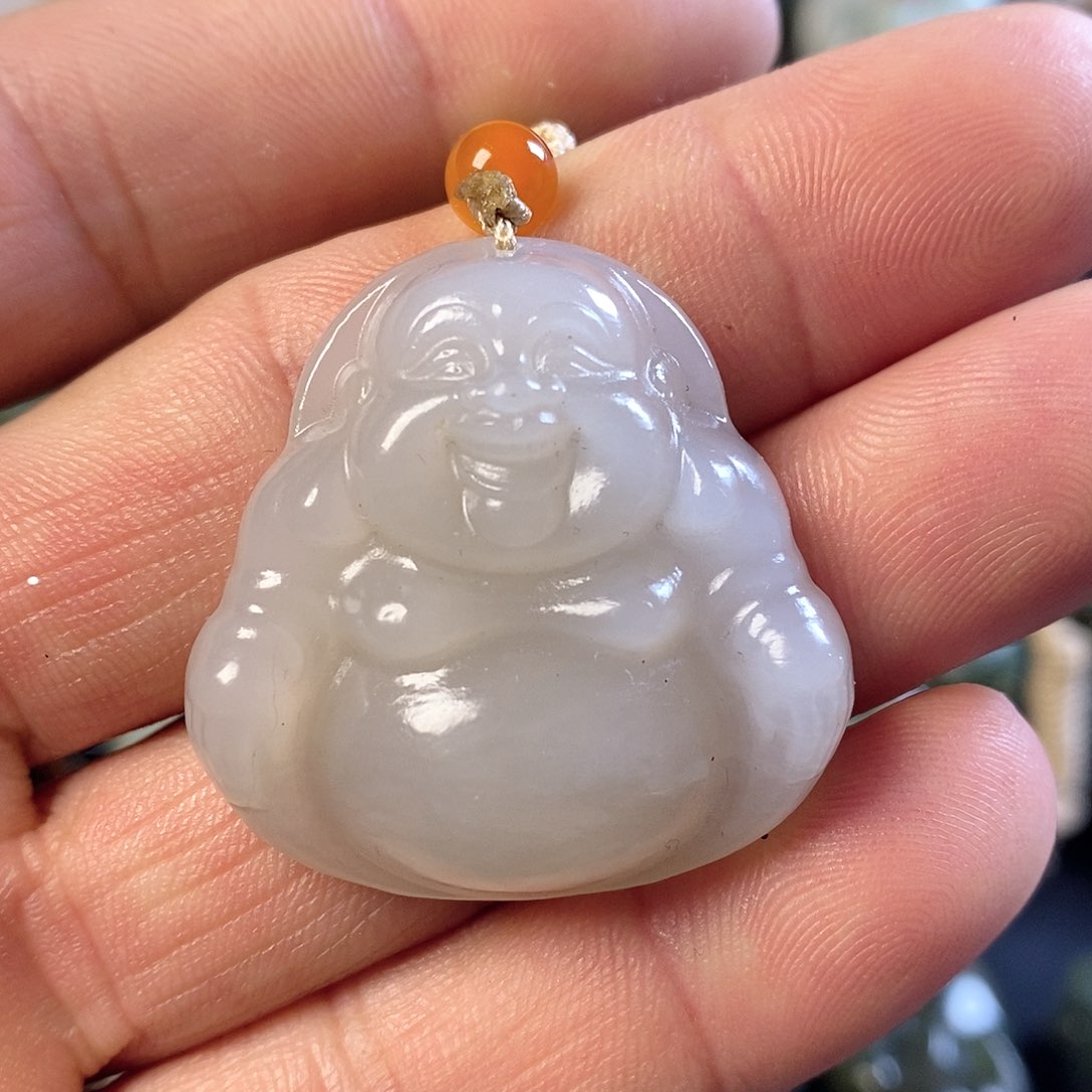 和田玉（糖玉）颈饰未镶嵌