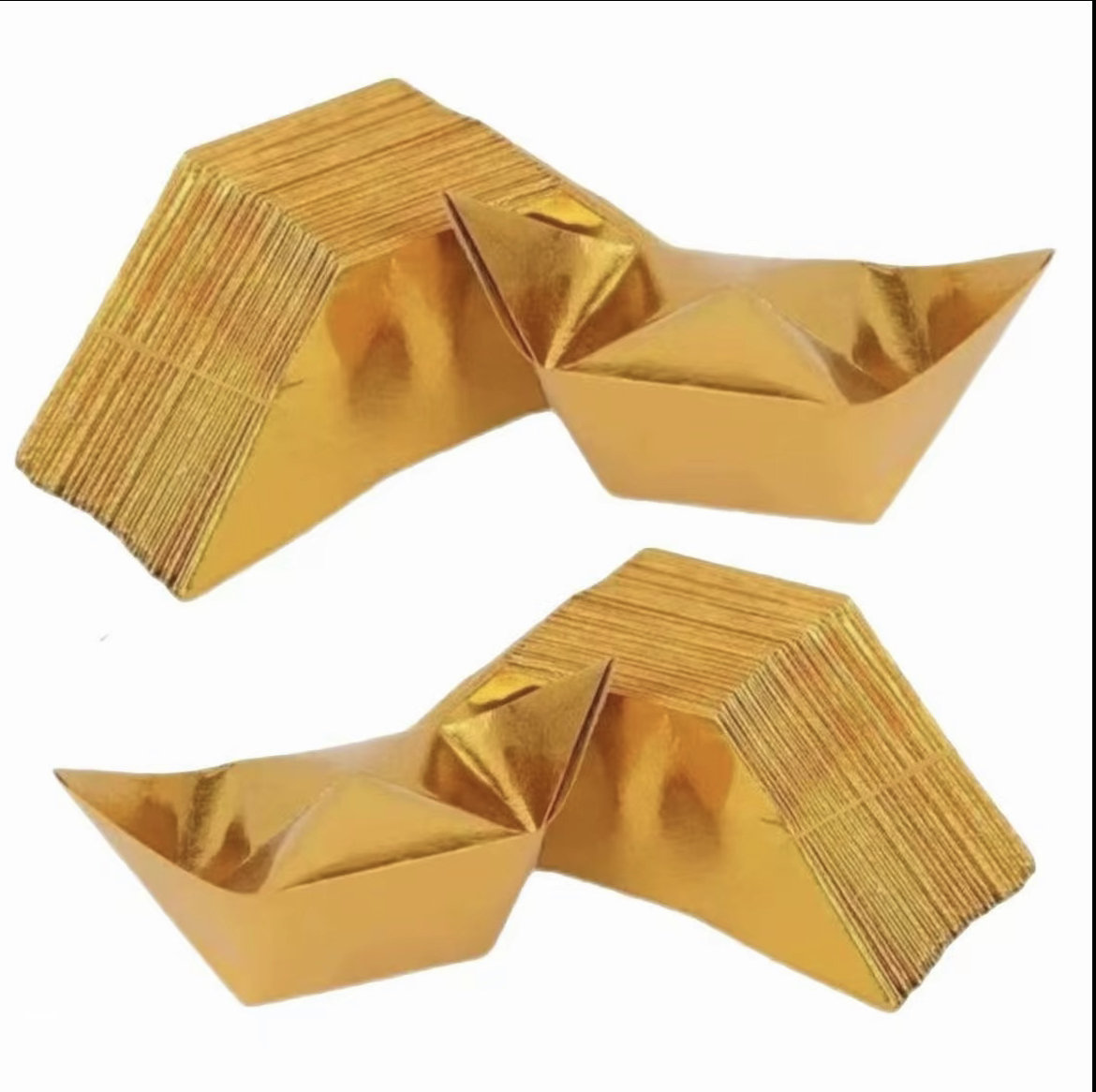 传统工艺半成品金光元宝摆件