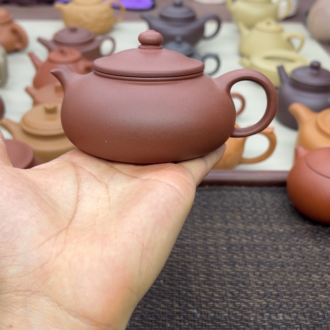 紫砂茶壶寒江微瑕200ccc