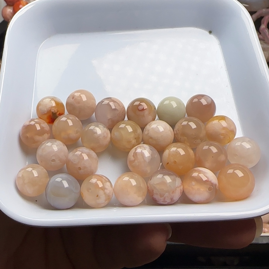 未镶嵌玛瑙/玉髓珠宝半成品