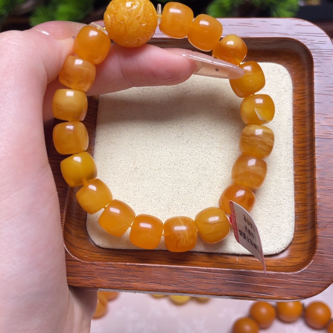 蜜蜡手链未镶嵌手串