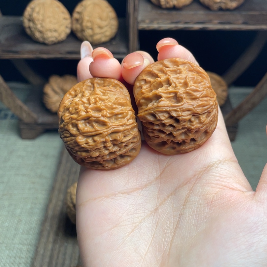 。***。文玩核桃吊坠磨盘41