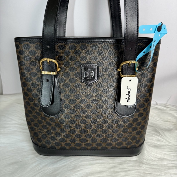 95新 Celine/思琳 尔忧中古 思琳菜篮子8804