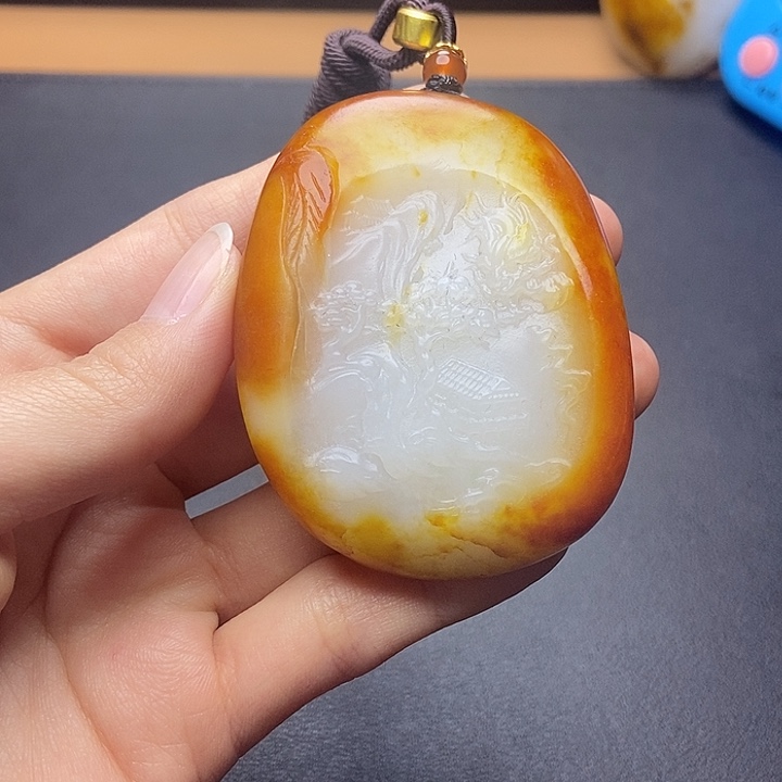 和田玉未镶嵌挂件N