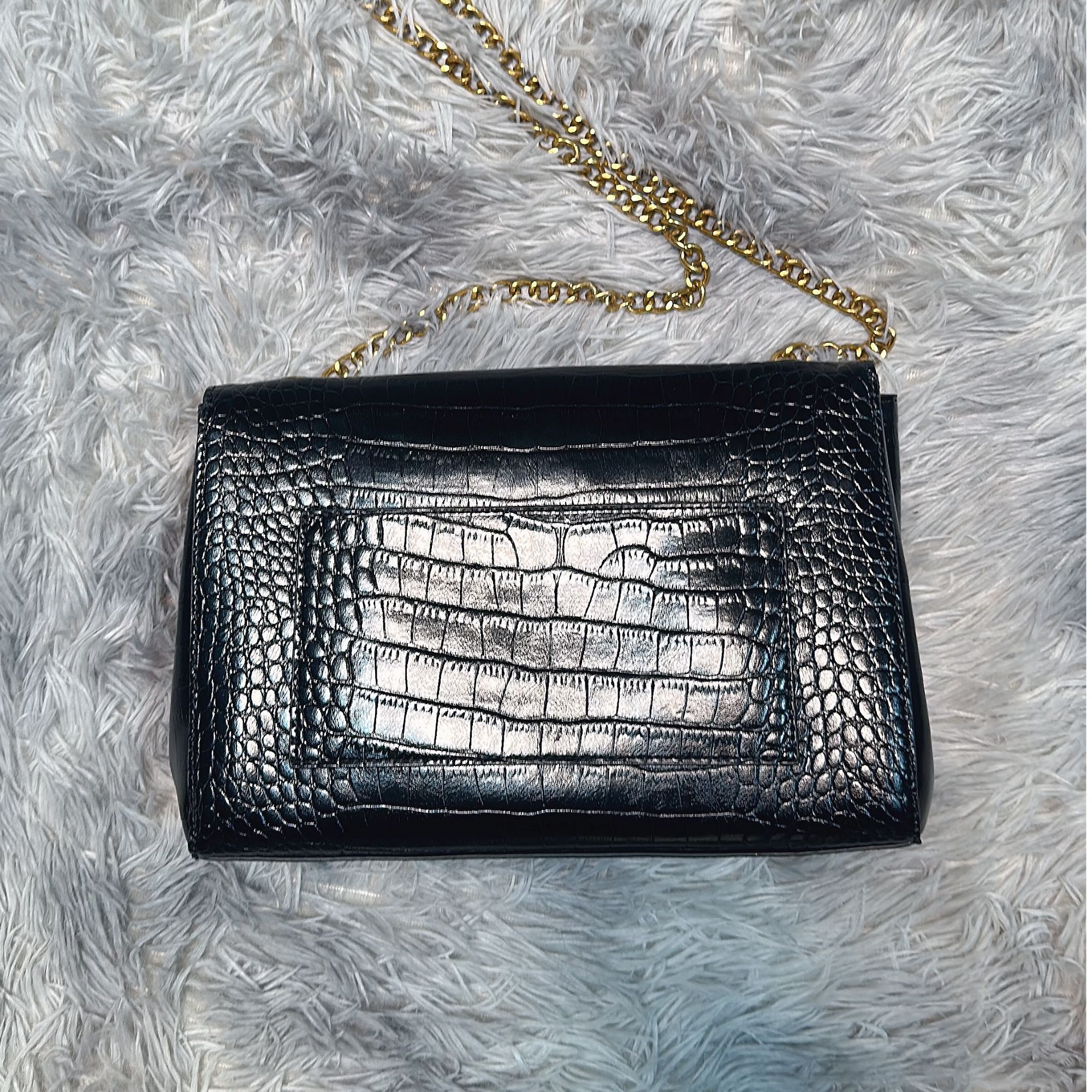 时尚百搭真皮女包 双面  黑 高级  