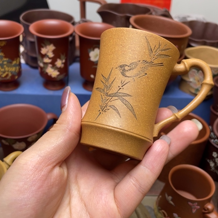 紫砂茶杯紫砂主人杯