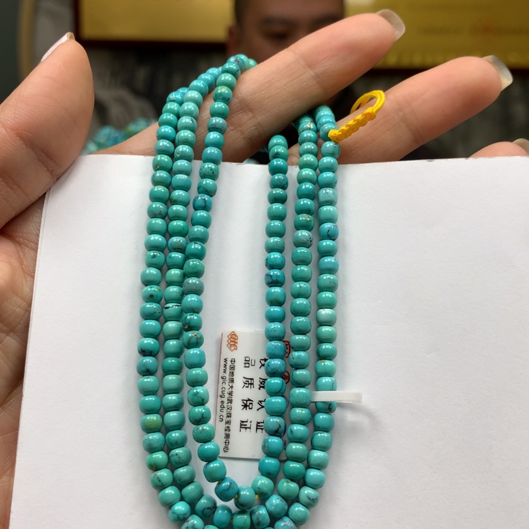 绿松石长链未镶嵌