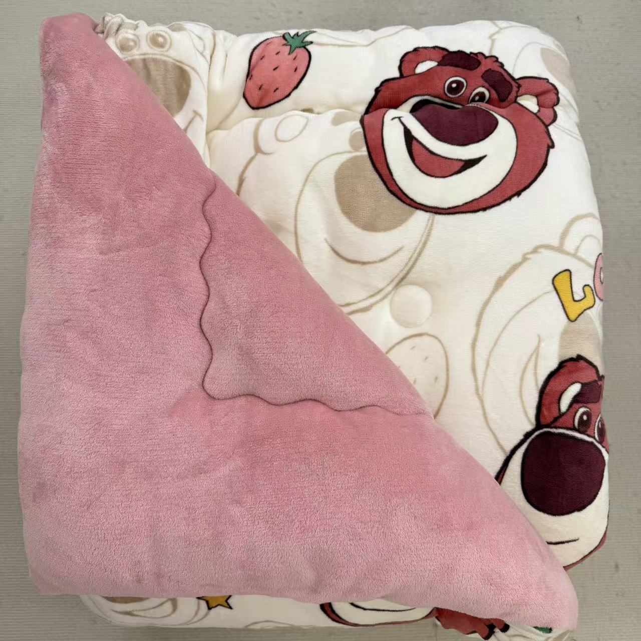 【2025新款牛奶绒被子】牛奶绒被子轻奢舒适春秋被 笑笑熊150*200cm