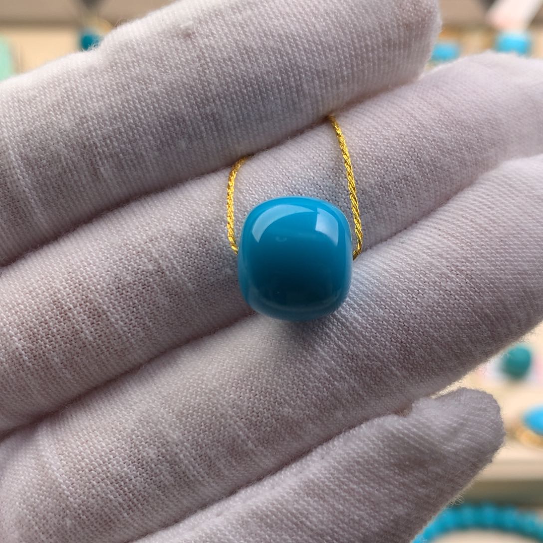 未镶嵌绿松石珠宝奇石12.2*11