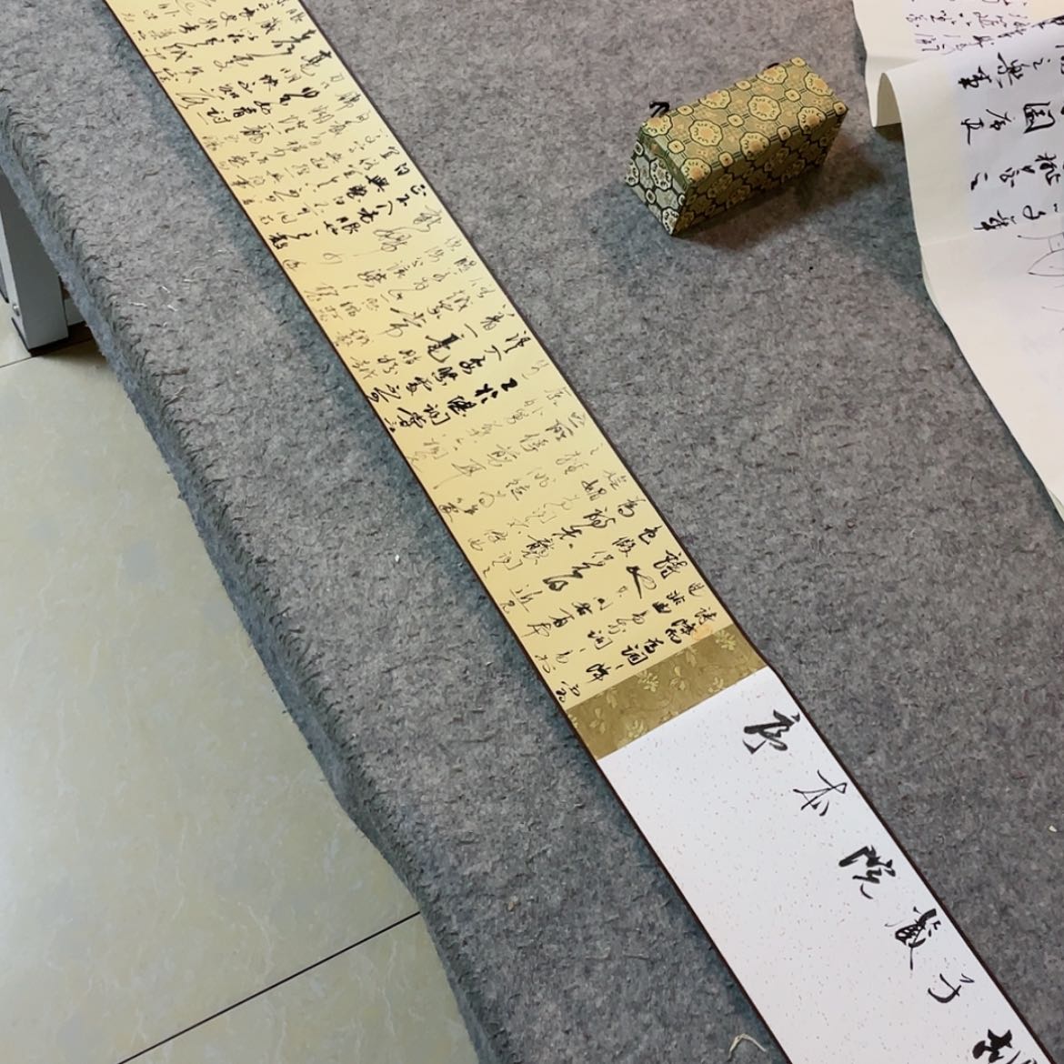 【闪购商品】书法云南李静作品260×15已装裱