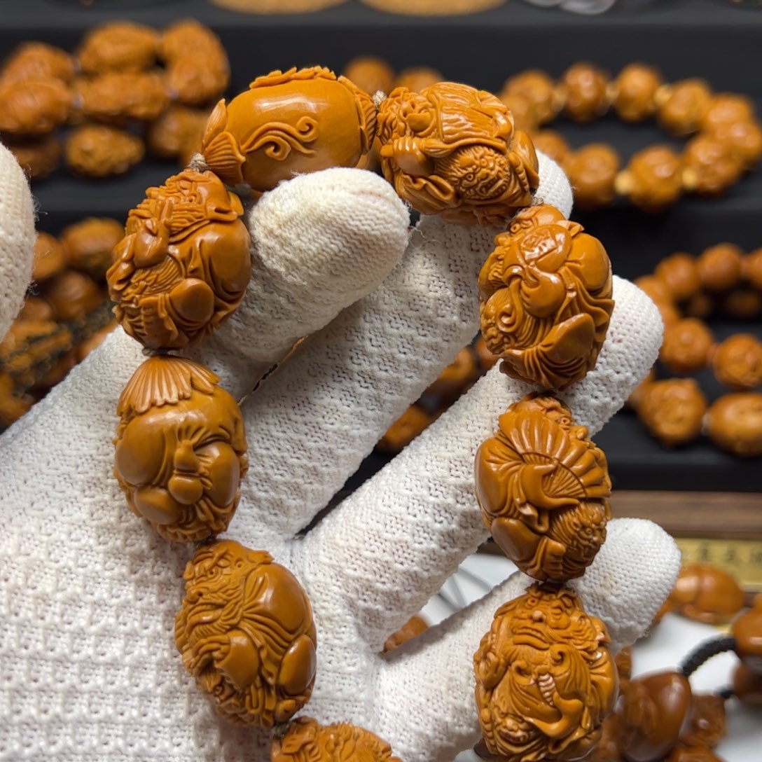 8***1橄榄核手串/手链2.1妙女钟馗