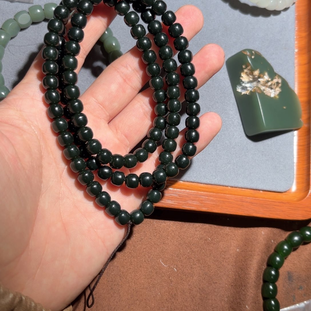 和田玉手链未镶嵌