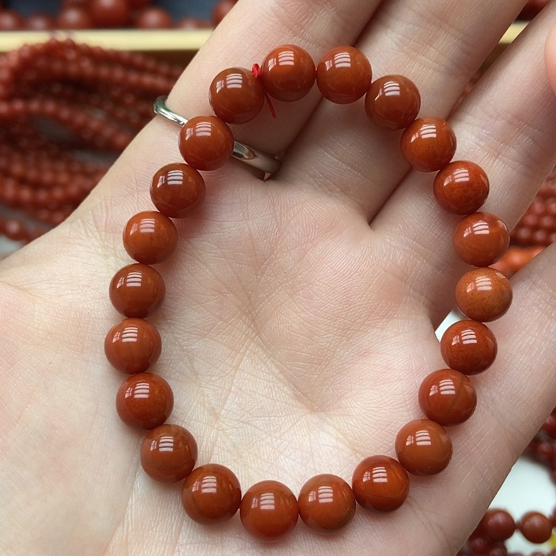 玛瑙/玉髓8单圈未镶嵌