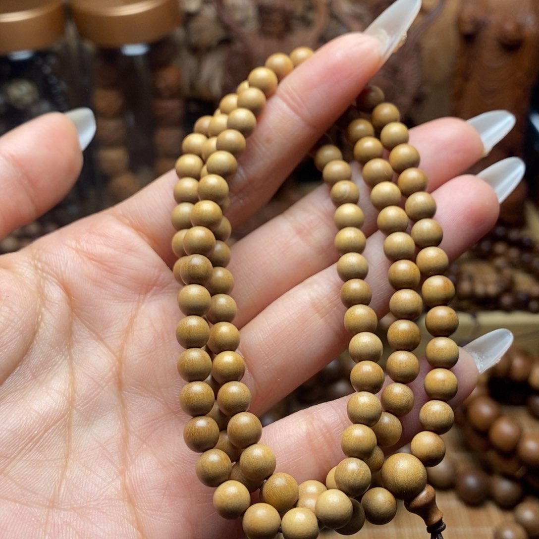 檀香木手串/手链0.6奶香